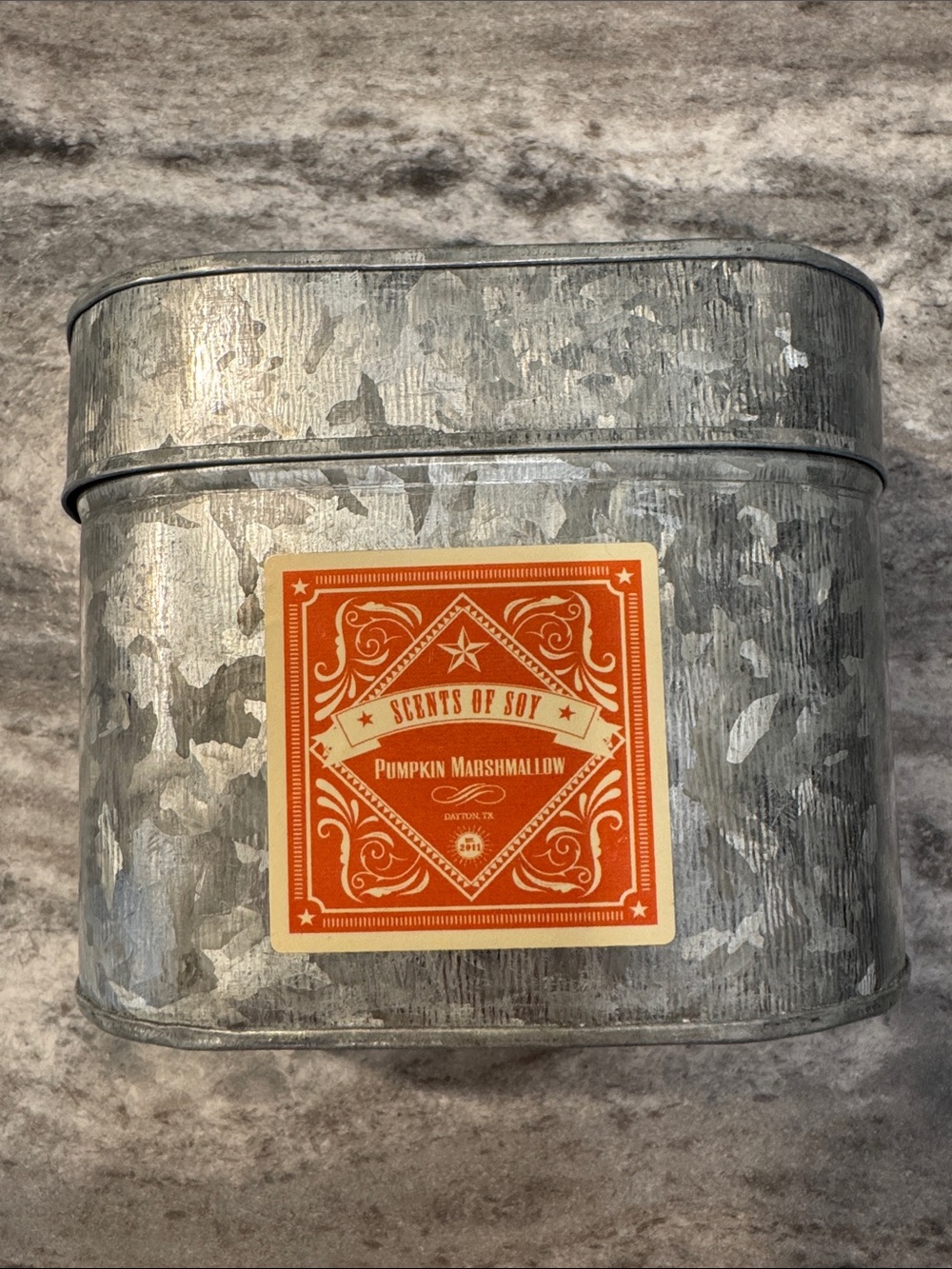 Scents of Soy Pumpkin Marshmallow Soy Candle 2 Wick